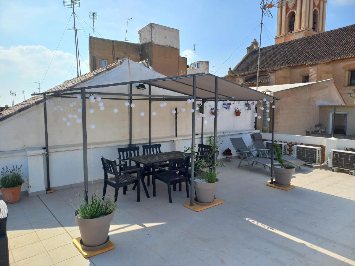 Traditional Valencian Townhouse In Catarrojaアパートメント エクステリア 写真